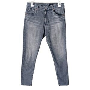 Adriano Goldschmied Jeans Women's 29R AG The Farrah High Rise Skinny Pearl Gray